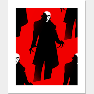 red nosferatu Posters and Art